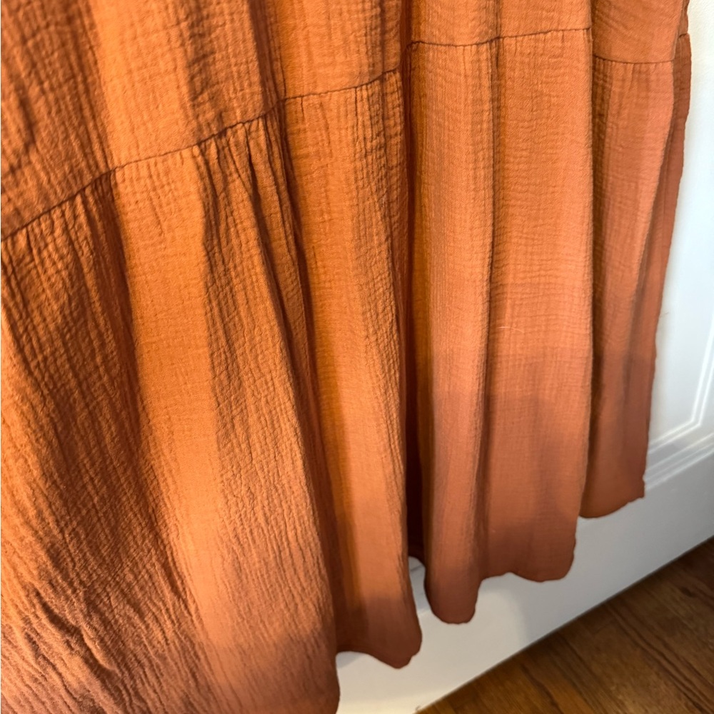 Steve Madden Rust-Brown Spaghetti Strap Maxi Dress - Picture 4 of 8